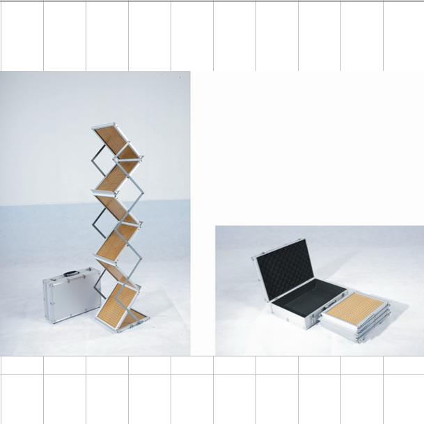 FT aluminum brochure holder