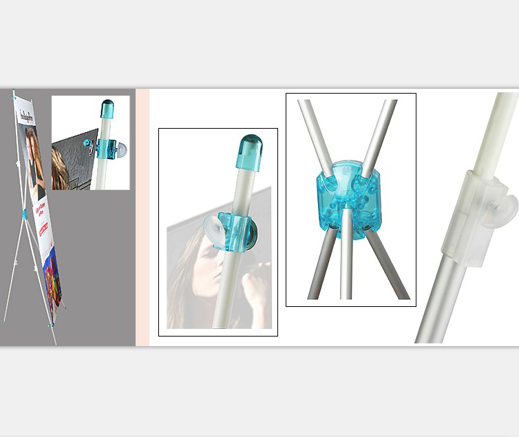 Adjustable X banner stand