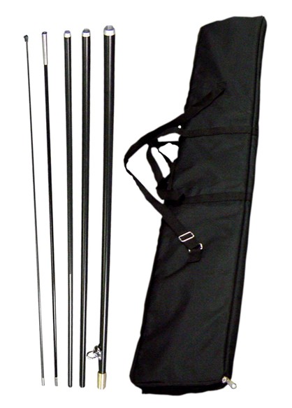 Teardrop flying banner stand