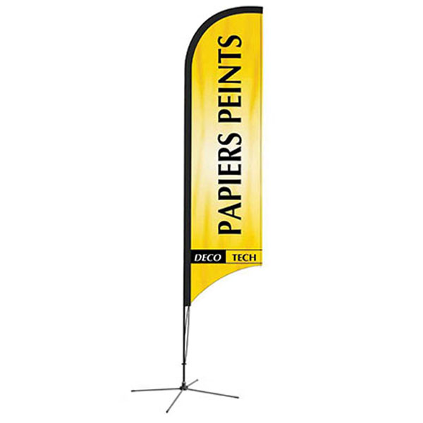 Feather flying banner stand