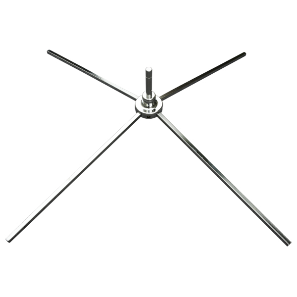 Classical cross base for flying banner stand