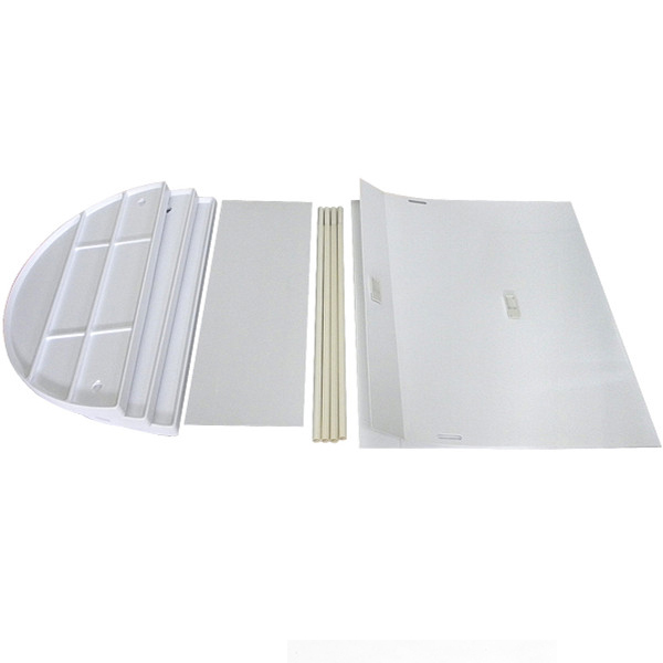 Semicircular plastic promotion counter M-E