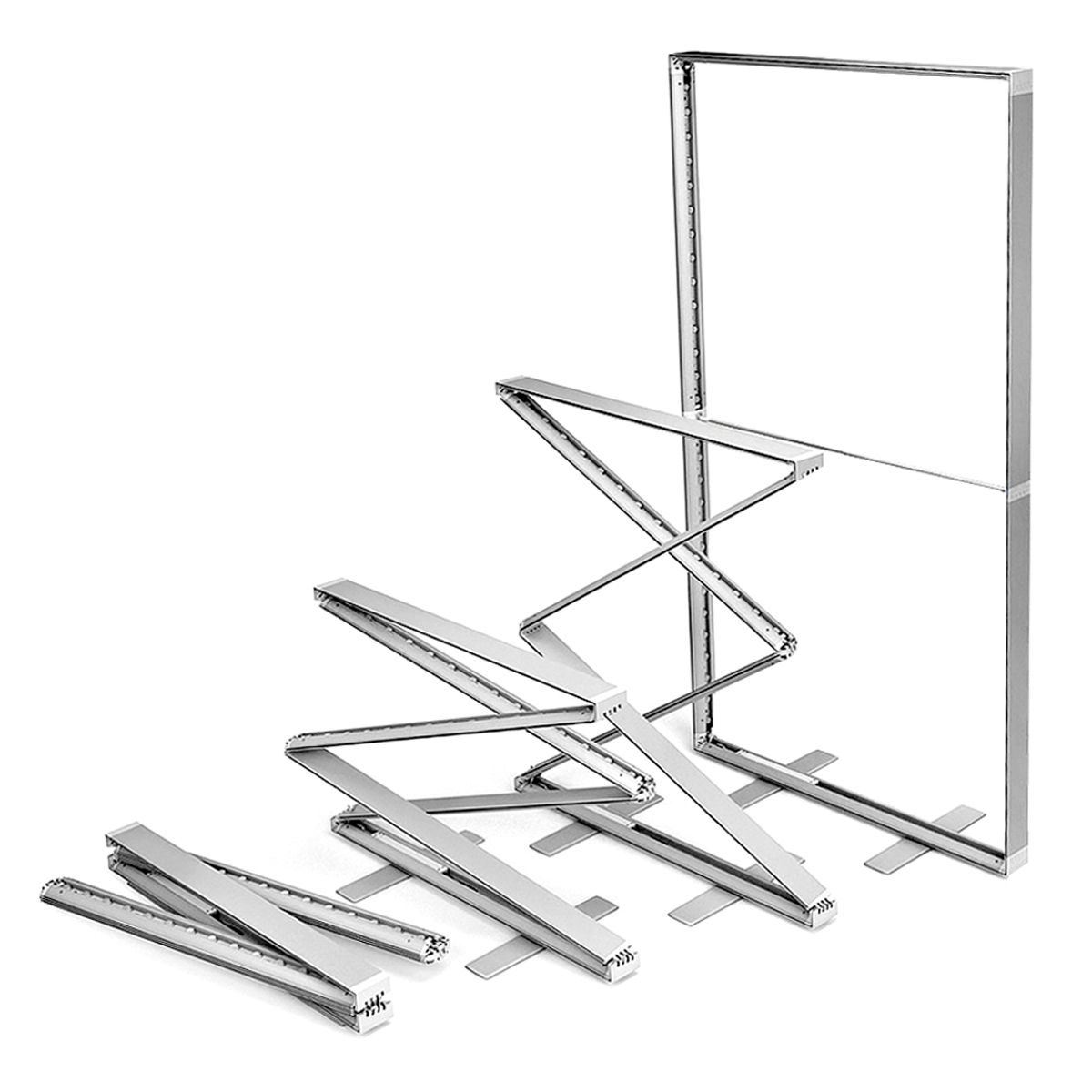 Foldable LED light box 85/100x200cm