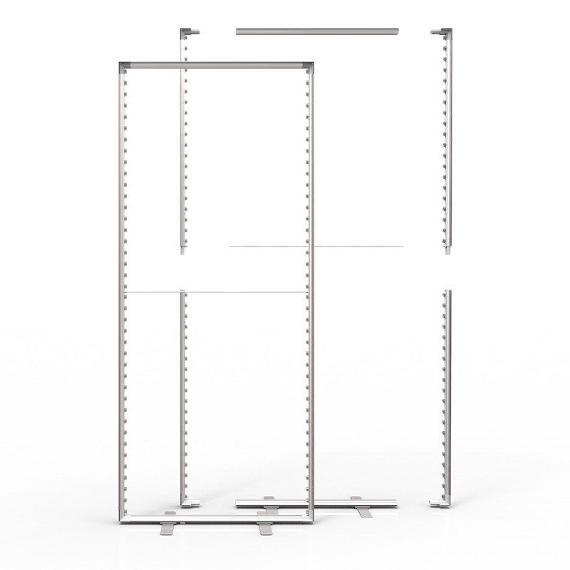 Double side edgelit light box 85/100x200cm