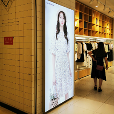 Foldable LED light box 85/100x200cm