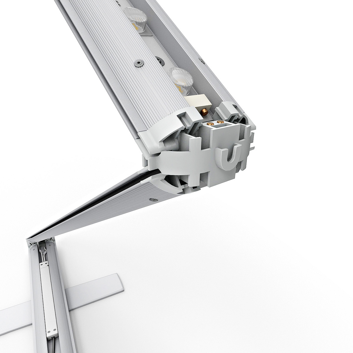 Foldable LED light box 85/100x200cm