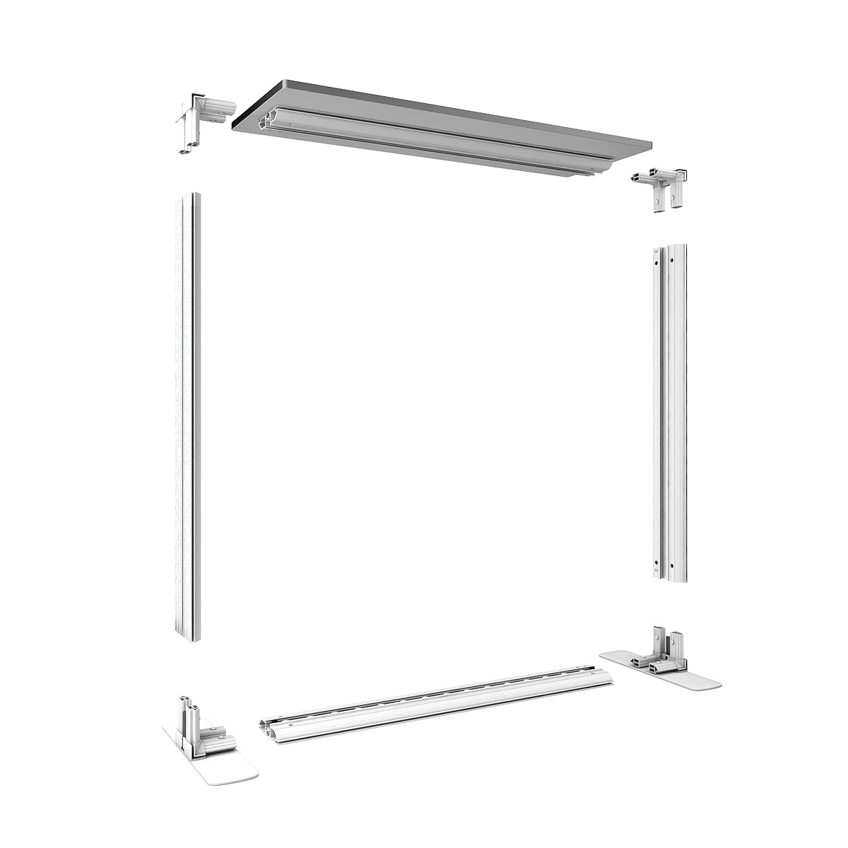 Light box counter 100x100cm