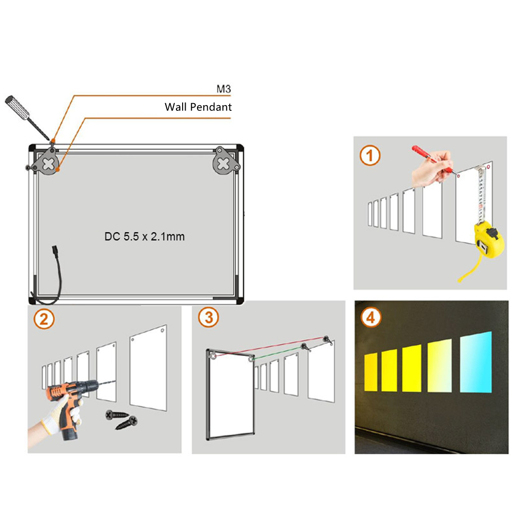 Eco slim LED light box