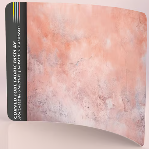 EZ tube display curved